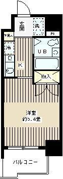 フォレスタ御苑前の物件間取画像