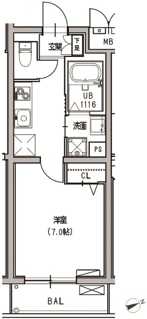 ＭＤＭ早稲田の物件間取画像