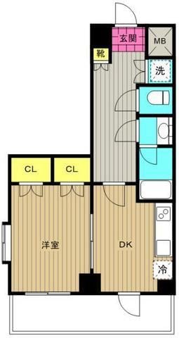 パレステュディオ新宿パークサイドの物件間取画像