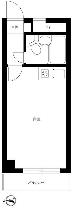 ライオンズマンション中野第３の物件間取画像