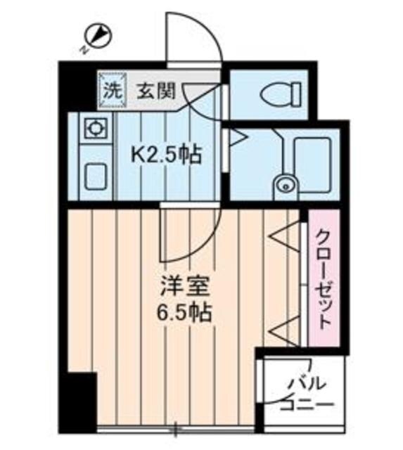 アベニール曙橋の物件間取画像