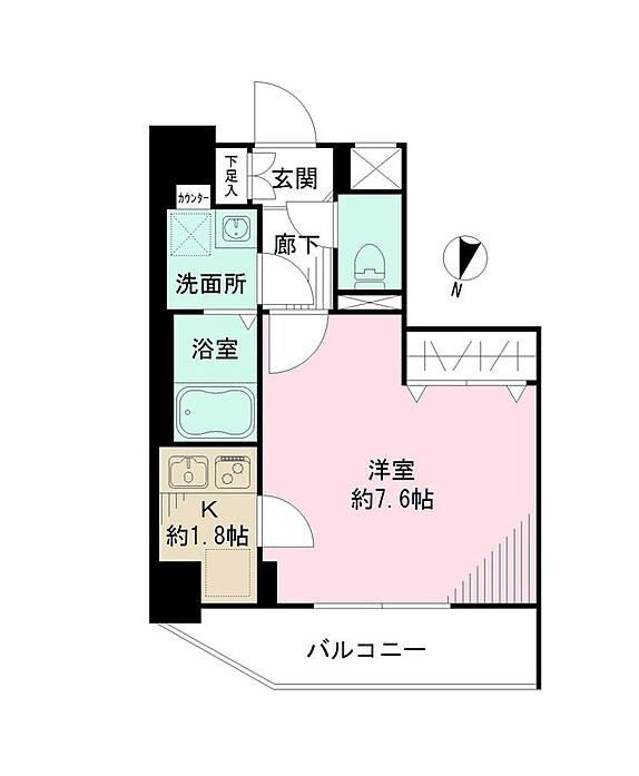 メイクスデザイン新宿落合の物件間取画像