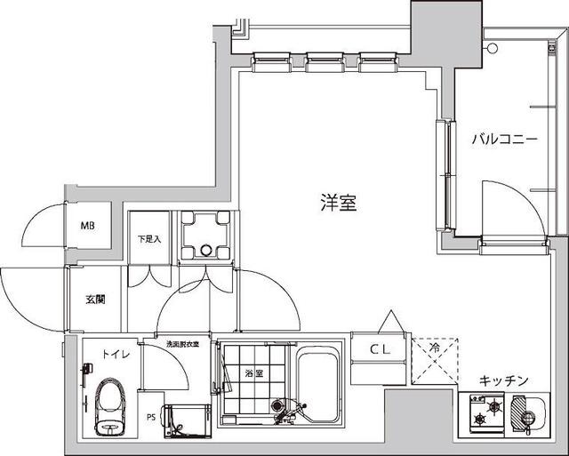 ハーモニーレジデンス早稲田夏目坂の物件間取画像