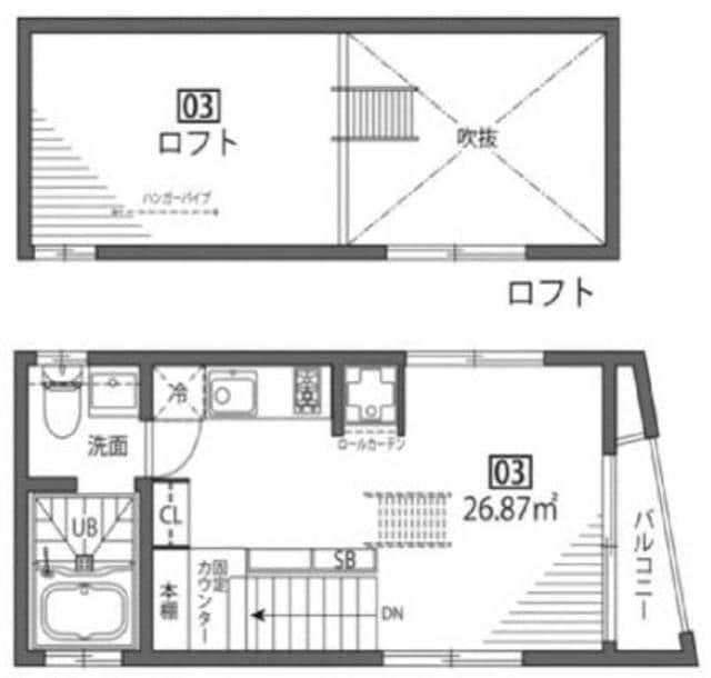 グランエッグス羽根木の物件間取画像