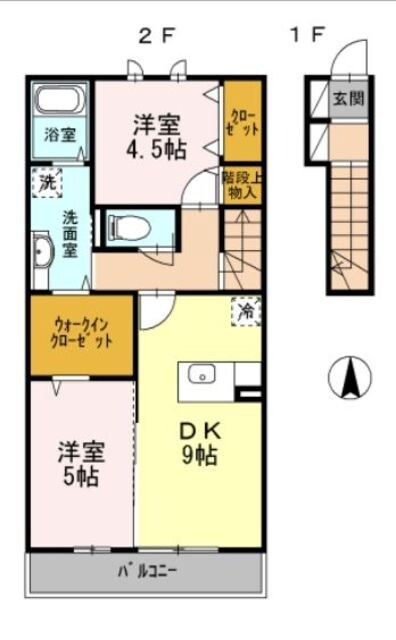 ガーデンハウスAの物件間取画像