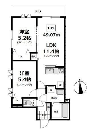 ラフォーレ　シュシュの物件間取画像