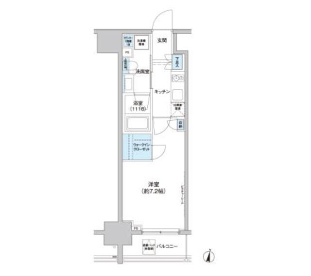 パークキューブ西新宿の物件間取画像