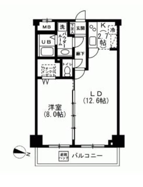 コンフォートレジデンスの物件間取画像