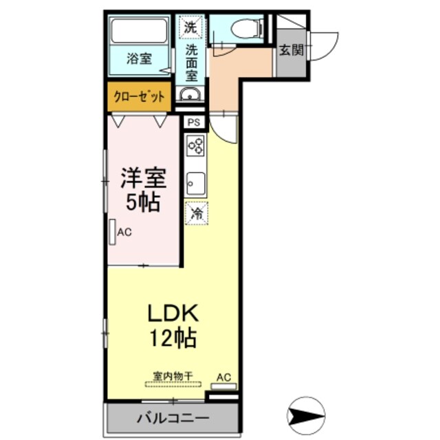 ロイジェント井荻C棟の物件間取画像