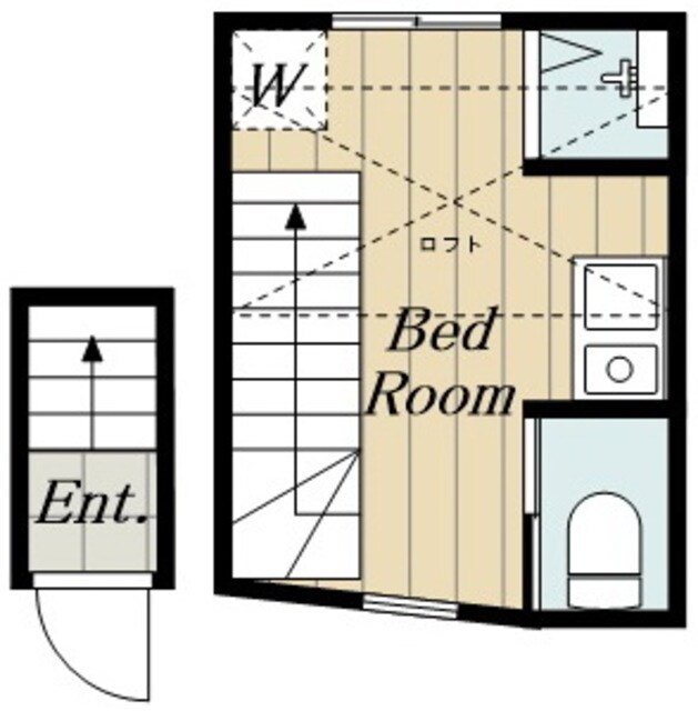 サークルハウス中落合の物件間取画像