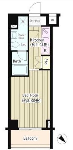 タキミハウス西早稲田の物件間取画像
