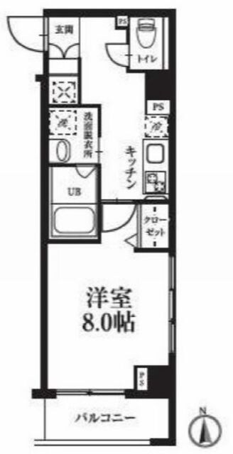 Ｔ'sgarden高円寺の物件間取画像