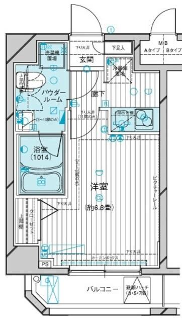 メインステージ西荻窪駅前の物件間取画像