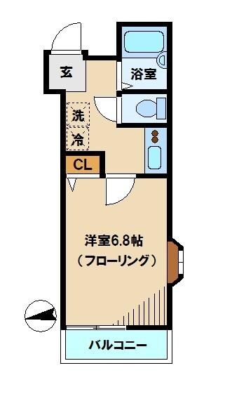 プレール・ドゥーク新中野の物件間取画像