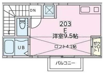 fit北新宿の物件間取画像