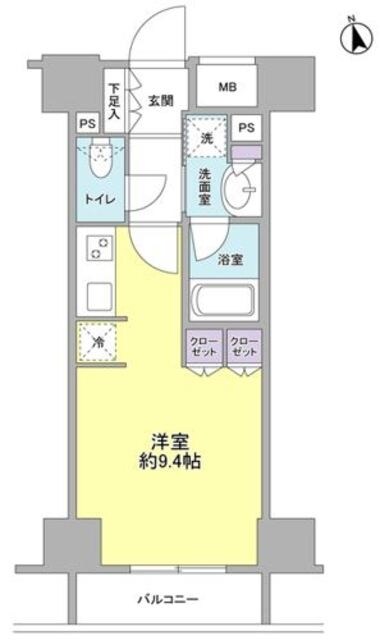 コンフォリア新宿御苑IIの物件間取画像