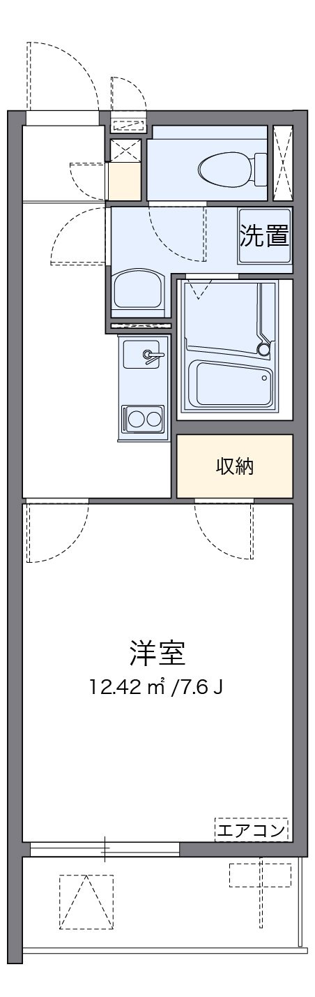 レオネクストカサ　フェリスの物件間取画像