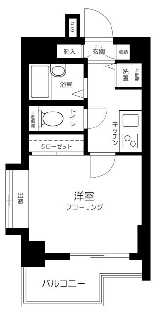 スカイコート新宿弐番館の物件間取画像