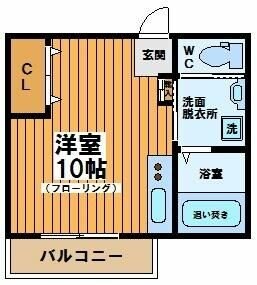 コーポＩＣＨＩＹＯＳＨＩの物件間取画像