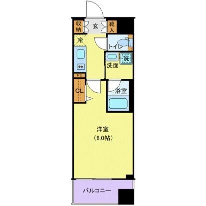 メイクスデザイン新宿の物件間取画像