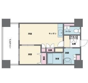 ＨＦ西新宿レジデンスＷＥＳＴの物件間取画像