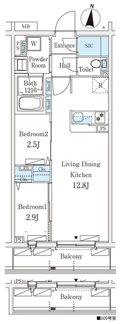 テラス杉並方南町の物件間取画像