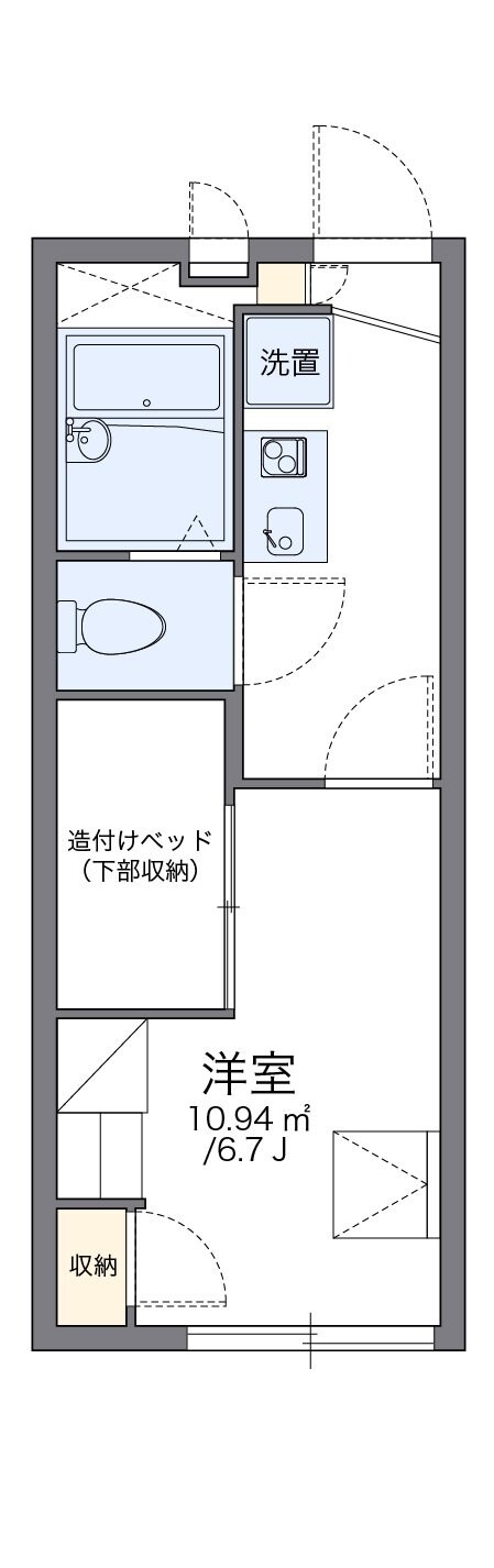 レオパレスルミエール　Ｅａｓｔの物件間取画像