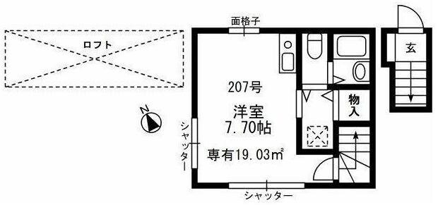 ウィンズパレ久我山の物件間取画像