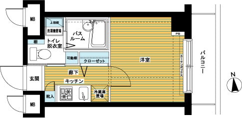 トーシンフェニックス桜上水弐番館の物件間取画像