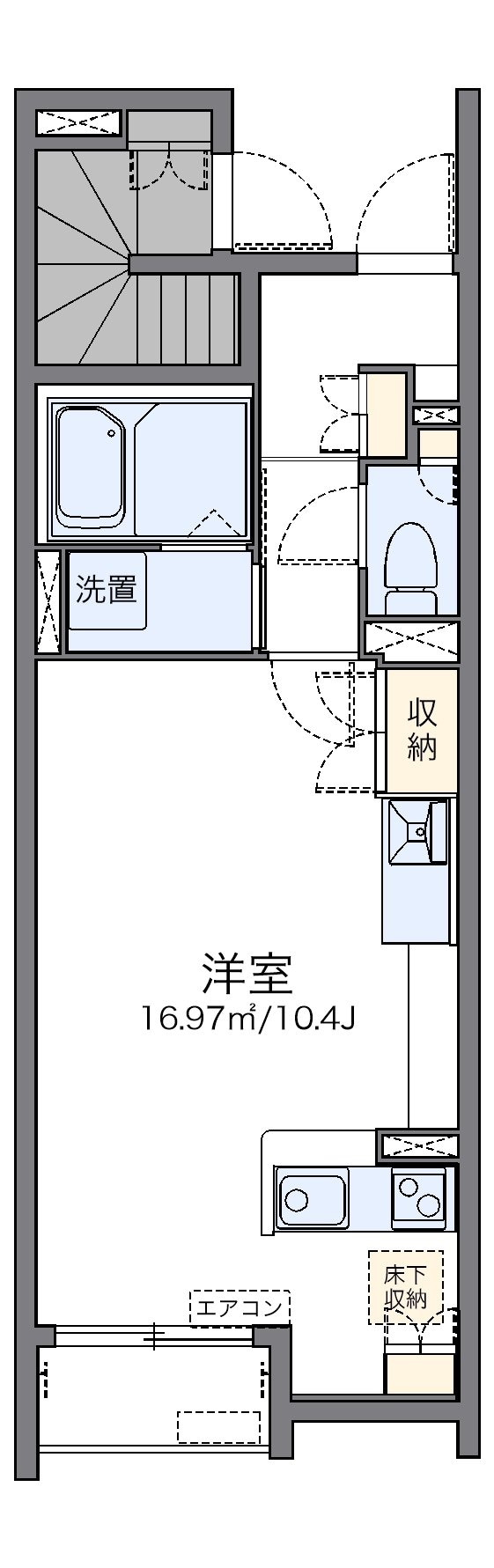 レオネクストカンフリエの物件間取画像