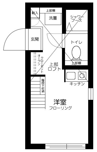 ハーモニーテラス中野の物件間取画像