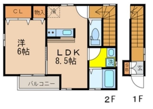 コランダムの物件間取画像