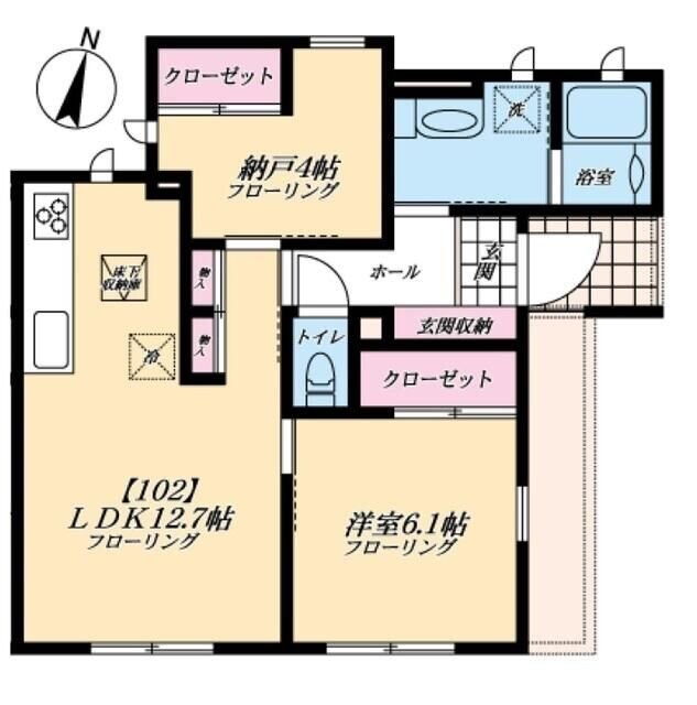 Ｍａｉｓｏｎｄ’ｏｒの物件間取画像