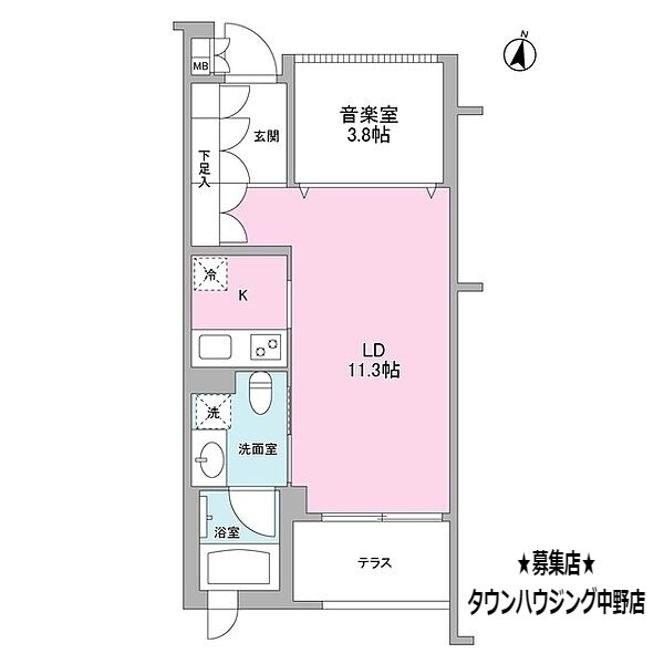 Ａｒｔｅ　哲学堂の物件間取画像