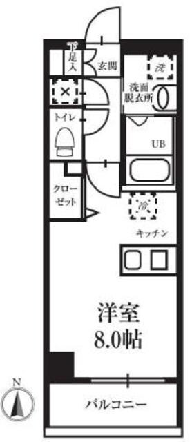 Ｔ’ｓ ｇａｒｄｅｎ 高円寺の物件間取画像
