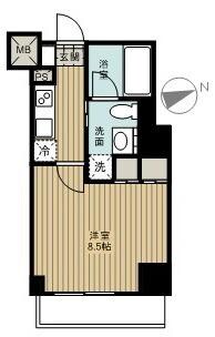 パークハビオ戸越の物件間取画像