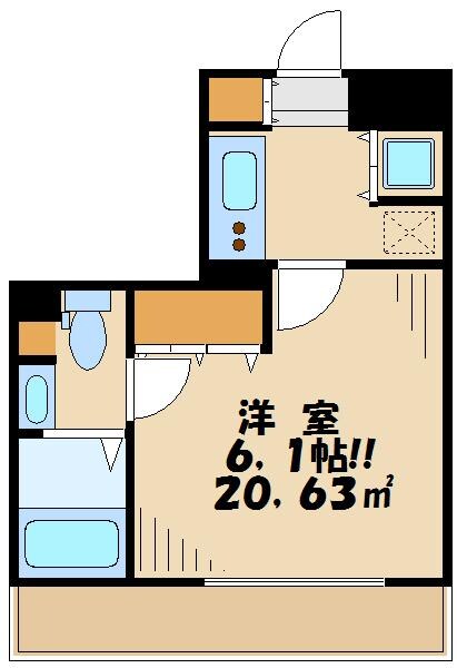 レアライズ平和島の物件間取画像