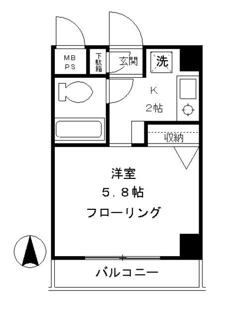 エトワール桜新町の物件間取画像