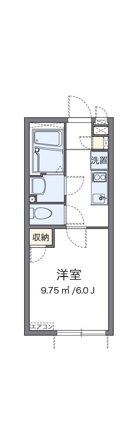 クレイノハックベリーIIの物件間取画像