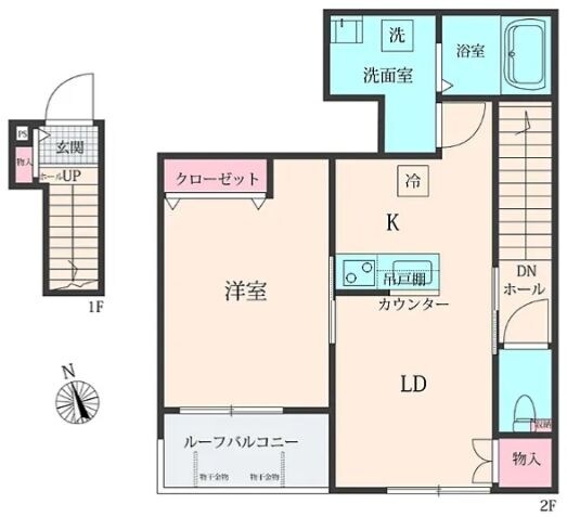 カモナジョイナスの物件間取画像