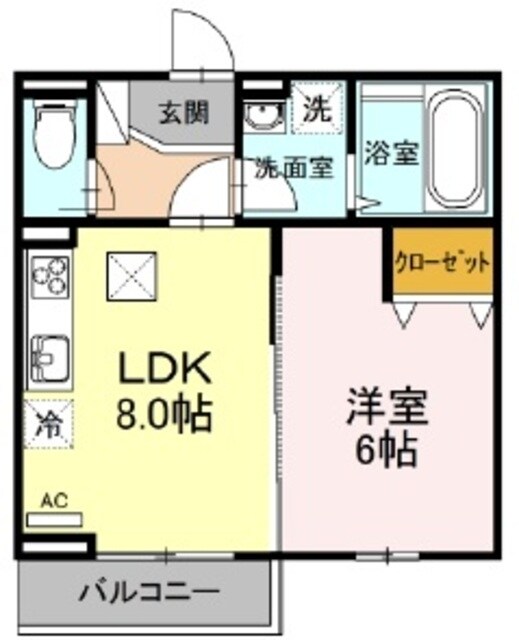 ガーネットの物件間取画像