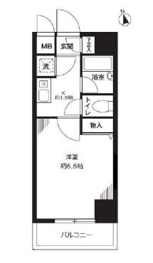 フォロス中村橋の物件間取画像