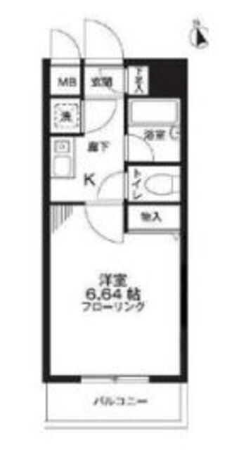 フォロス中村橋の物件間取画像