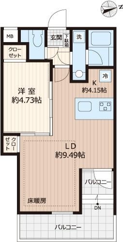 Ｂｅｖｅｒｌｙ　Ｈｏｍｅｓ　豊島園の物件間取画像