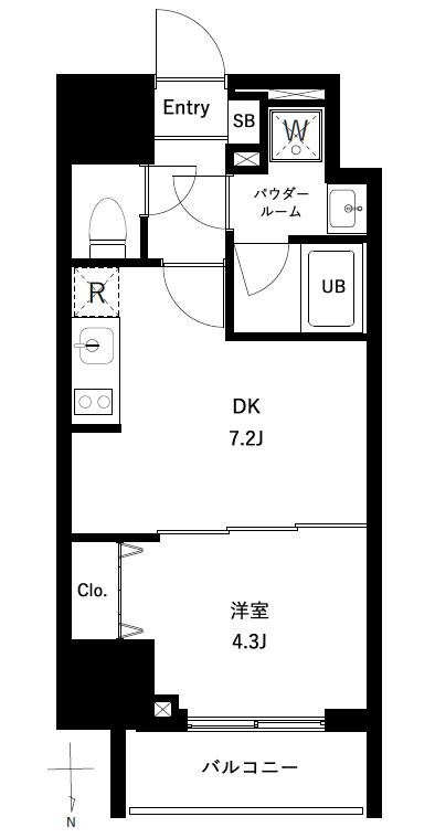 アーバンパーク王子IIの物件間取画像