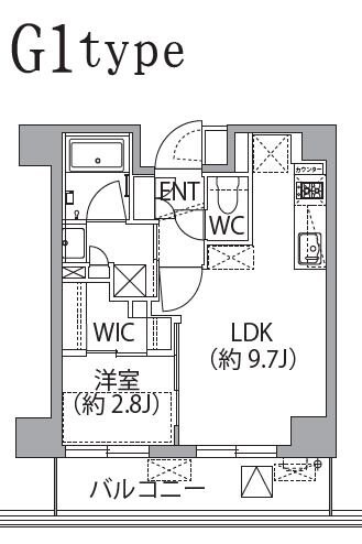 レスピール蓮根の物件間取画像