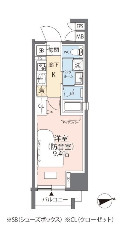 ミュージション板橋駅前の物件間取画像