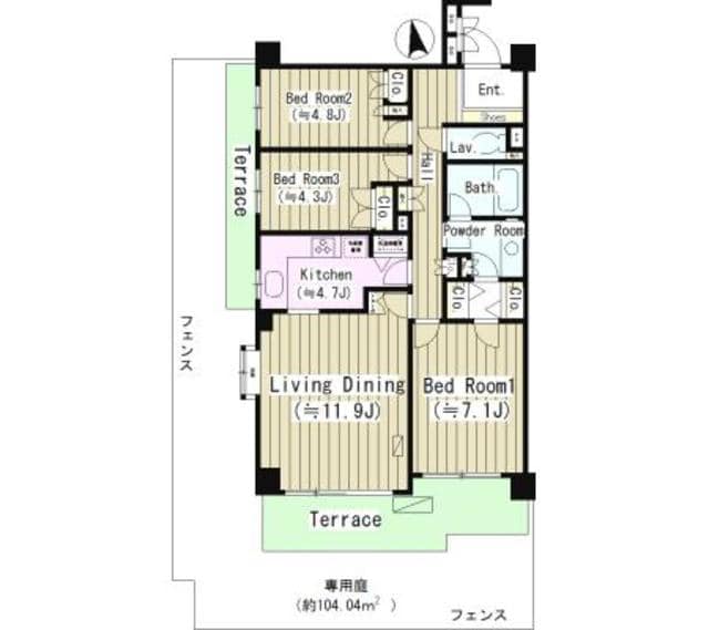 要町ガーデンハイツの物件間取画像