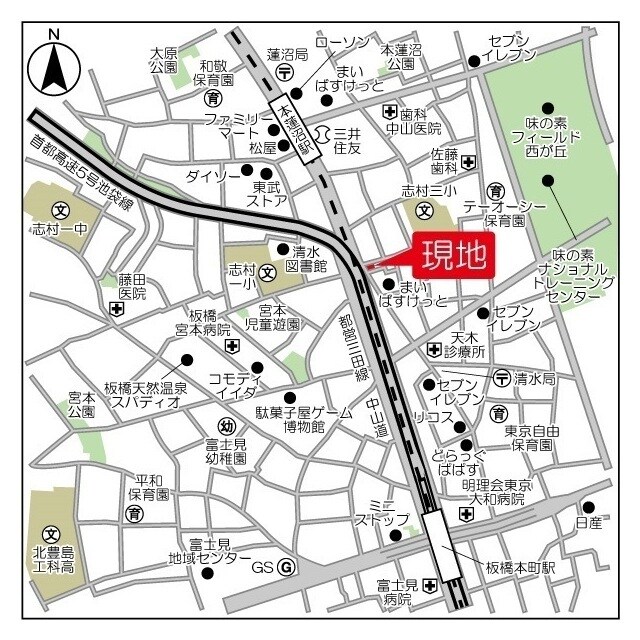 ＯＲＳＵＳ板橋本町の物件内観写真