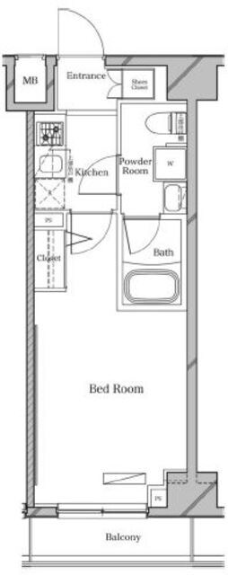 ラフィスタ中板橋の物件間取画像